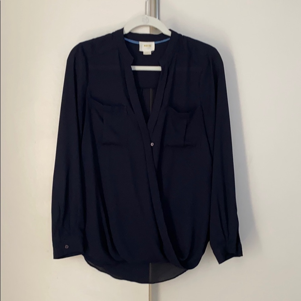 Maeve long sleeve blouse